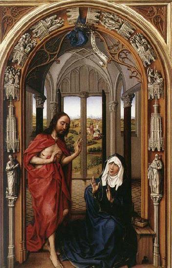 WEYDEN, Rogier van der Miraflores Altarpiece oil painting picture